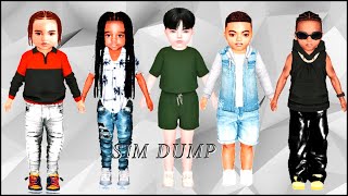 Patreon Male Toddler Sim Dump  CC Folder and Sim Download  SIMS 4 [upl. by Notlad]