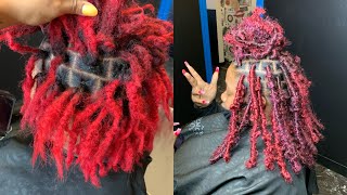 HOW TO DO BUTTERFLY LOCS OVER LOCS TUTORIAL STEP BY STEPBEGINNGER FRIENDLY [upl. by Daryle]