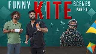 Funny Kite Scenes Part3  Warangal Diaries Comedy Video [upl. by Ainav]