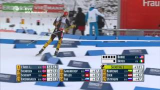 Biathlon WM Massenstart der Männer in Nove Mesto 2013 [upl. by Yle]