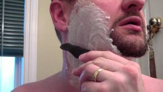 Obsidian razor shave  take 1 [upl. by Daggett]