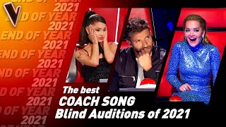 Coaches get SURPRISED by their OWN SONGS on The Voice Blind Auditions [upl. by Yendirb]