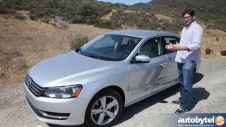 2013 Volkswagen Passat TDI Test Drive amp Turbo Diesel Car Video Review [upl. by Bonnie811]