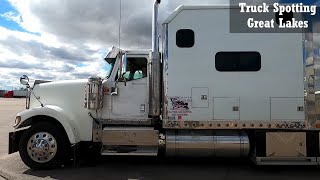 SWEET International Truck With Super Sleeper At Iowa 80 Truck Stop [upl. by Yv]