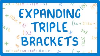 GCSE Maths  Expanding Triple Brackets 37 [upl. by Sedda592]