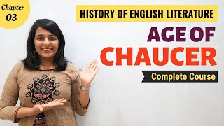 Age of Chaucer  History of English Literature  Major Writers amp Works [upl. by Cris]