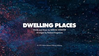 DWELLING PLACES  SATB with Trio piano track  lyrics [upl. by Ailegnave]