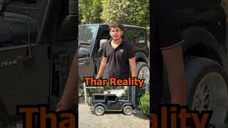 REALITY Thar 24 Inch Alloy Wheelautomobile shorts reality car modified thar trending india [upl. by Thais706]