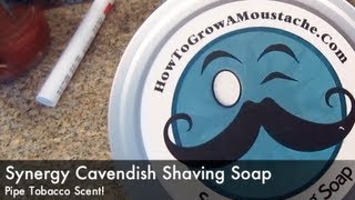 Synergy Cavendish Shaving Soap  Lather Review [upl. by Stuart838]