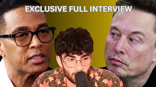 Don Lemon Interview Elon Musk  HasanAbi reacts [upl. by Nofpets]