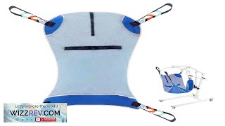 VEVOR Universal Full Body Patient Lift Sling Medium Transfer Sling 500LB Loads Review [upl. by Bainter]