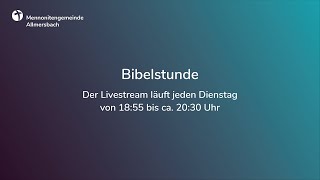 Livestream der Mennonitengemeinde Allmersbach [upl. by Anaila937]