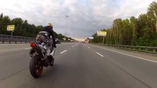 BMW HP4 and Suzuki GSXR 1000 КиевкаЛенинский [upl. by Countess]