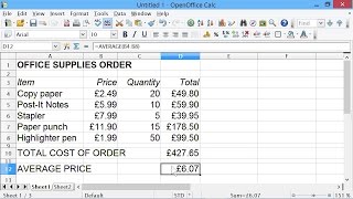 Spreadsheets 1 Introduction [upl. by Algernon502]