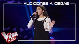 Lola Avilés canta Mi amante amigo  Audiciones a ciegas  La Voz Kids Antena 3 2021 [upl. by Puklich372]