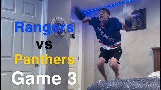 Rangers Fan Reaction  Rangers vs Panthers Game 3 ECF 2024 NHL Playoffs WENNBERG OT WINNER [upl. by Lulita]