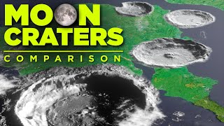 🌜 LUNAR CRATERS Compared on Earth 🌛 [upl. by Harat]