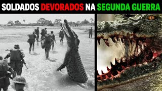 SOLDADOS JAPONESES VS CROCODILOS ASSASSINOS 1945  Massacre da Ilha de Ramree [upl. by Einiar]