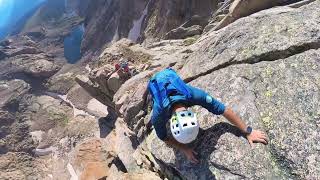 Longs Peak Climb via Kieners Route with Alpine to the Max [upl. by Llenrahc]