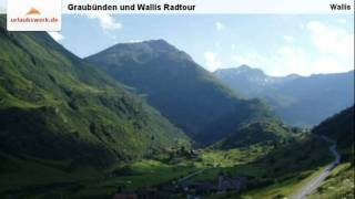 Graubünden und Wallis Radtour Wallis Schweiz [upl. by Dewey785]