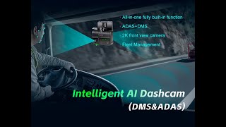 Intelligent DMS amp ADAS AI Dashcam [upl. by Nnylarej]