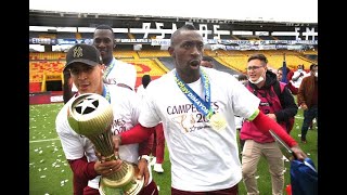 Mira aquí la celebración de Tolima campeón de la Liga en su camino al aeropuerto [upl. by Barbra443]