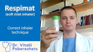 How to Use a Respimat soft mist inhaler [upl. by Astor490]