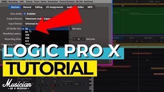 Logic Pro X Tutorial Everything You Need to Know [upl. by Elyrrad]