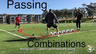 Loads of passing amp 1st touch combinations  Joner 1on1 [upl. by Assirrak135]