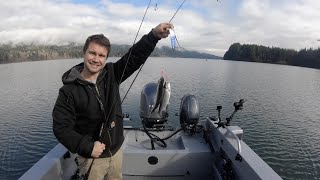 Merwin Lake Winter Kokanee Fishing [upl. by Irallih]