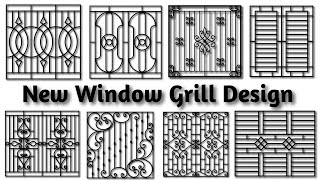 নতুন জানালার গ্রিলের ডিজাইন Iron Grill Design Home Grill Design New Grill Design 2024 [upl. by Arihday]