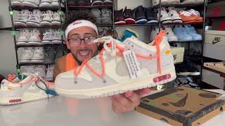 OffWhite Nike Dunk Lot 1950 [upl. by Riek555]