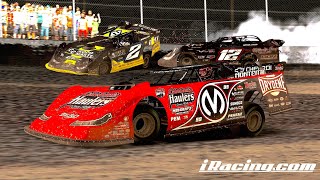 iRacing Dirt Super Late Models at I55 [upl. by Radburn847]