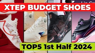 TOP 5 XTEP BUDGET SHOES 2024 1st Half [upl. by Avot]