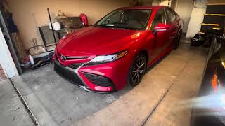 2024 Toyota Camry SE supersonic red [upl. by Eelatsyrc]