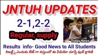 jntuh 2122 Results info l Jntuh 21 btech Results 2022 l jntuh 2122 Regularsupply Results [upl. by Suiradel426]