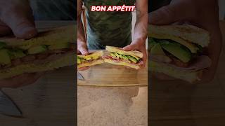 Sandwich Parfait Avocat Tomates Jambon Fromage shorts 🥑🍅🥪🧀 [upl. by Radnaxela]