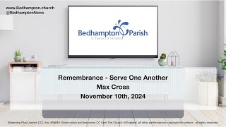 Sermon November 10th 2024 – Remembrance – Serve One Another [upl. by Osbourn949]