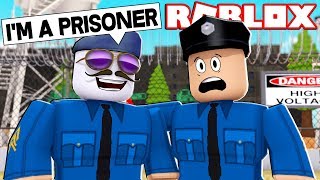 CRIMINAL DISGUISING AS A COP ROBLOX JAILBREAK TROLLING [upl. by Retrac]