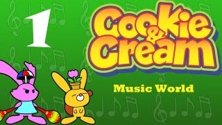 Lets Play  Cookie and Cream DS  Music World Stage 1 [upl. by Anrol886]