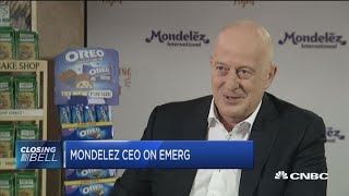 Mondelez CEO on emerging markets and trade [upl. by Yrdnal]