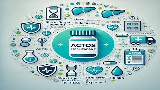 Actos Pioglitazone Uses Benefits Side Effects amp Risks Explained [upl. by Aiela]