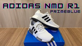 UNBOXING ADIDAS NMD R1 PRIMEBLUE Review  On Feet [upl. by Tigirb]