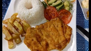 MILANESA DE POLLO HECHO EN CASA [upl. by Notac]