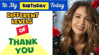 Other Ways To Say Thank You For Birthday Wishes🎂 abmom birthday english learnenglish [upl. by Amice]