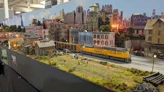 2024 Amherst Railroad Hobby Show layouts [upl. by Euqitsym842]