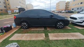 Colocando calota esportiva Spider no Honda City [upl. by Cheadle]