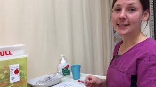 Student Nursing Skills Furosemide Lasix IV Direct IV Push [upl. by Raseac]