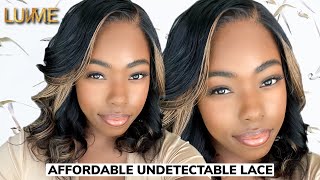 BEGINNER FRIENDLY UNDETECTABLE LACE CLOSURE WIG INSTALL  LOOSE WAVE MIX BLONDE COLOR  LUVME HAIR [upl. by Varick271]