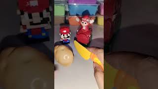 🌈🌈Mario Cutting Potatoes 🥔 for Jollibee 🌈 shorts mariobros [upl. by Weinrich34]